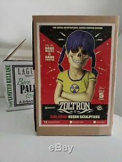 Zoltron Sue Nami Statue Hand Painted Yellow Nuclear Edition of 100