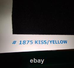 #kiss/ Yellow 23 X 35 (flocked) Black Light Poster